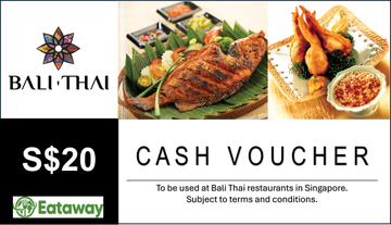 BALI THAI DINING VOUCHER-SGD$20
